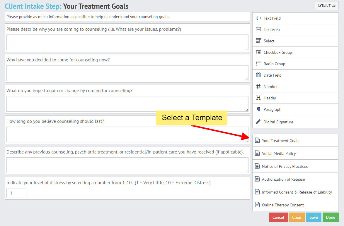 TherapyZen Client Intake 2.0